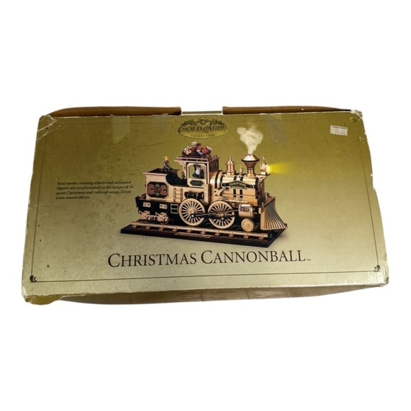 Vintage Mr. Christmas Gold Label Christmas Collection Cannonball Train Musical - Picture 10 of 14